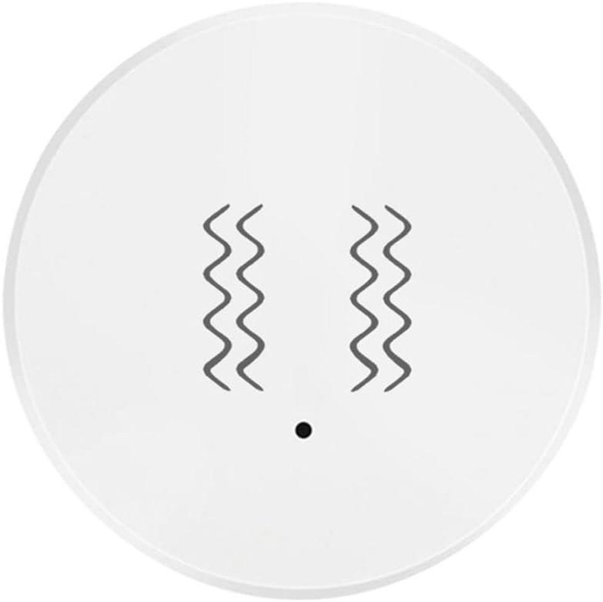 Slimme Trillingssensor - Deur- en Raamsensor - Huisbeveiliging - Real-time Monitoring - 5 x 5 x 1 cm - Wit