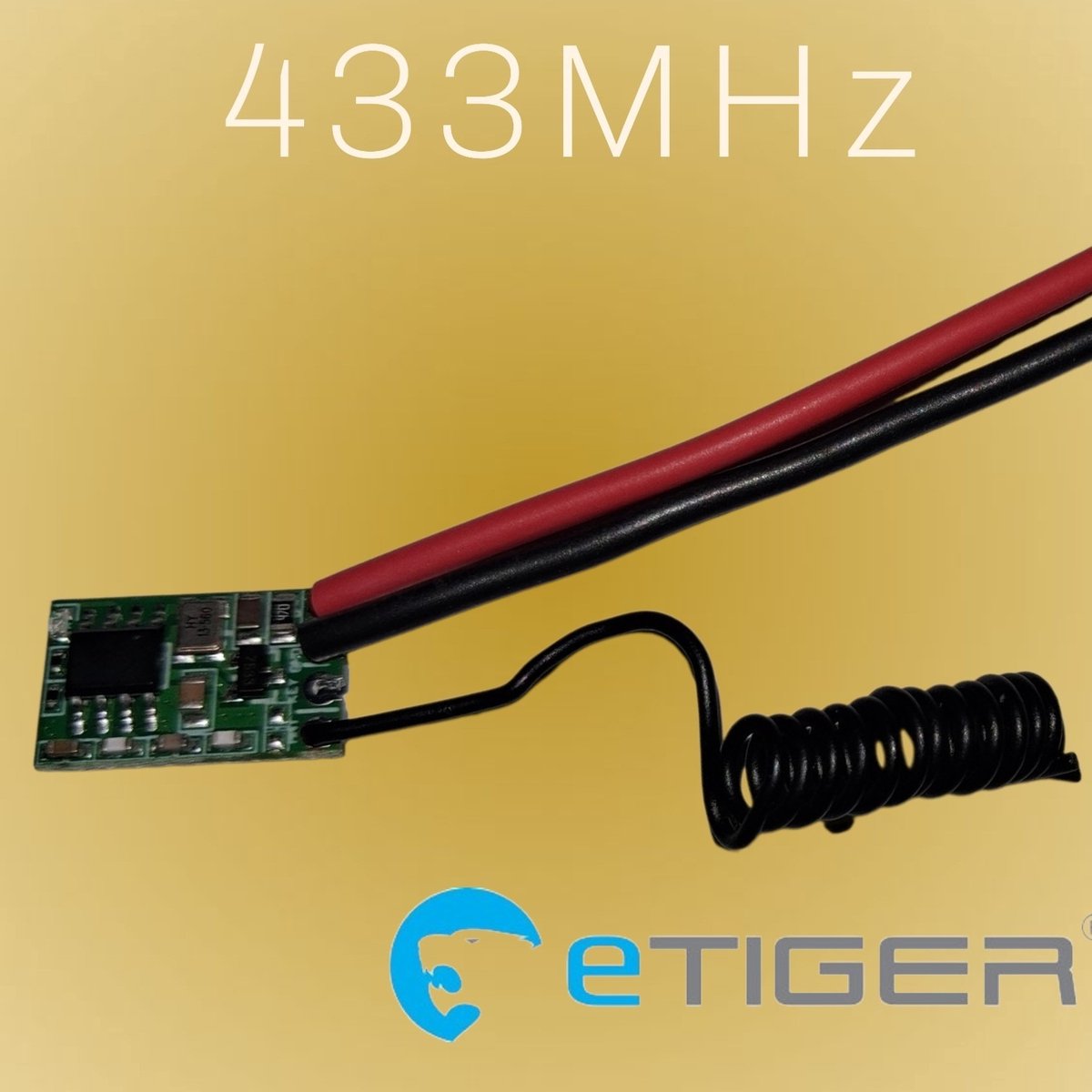 eTiger® 433MHz XRC5 losse inbouw zender diy zender voor verlichting en alarmsysteem XL7