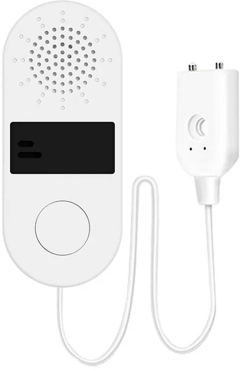 DIMICO - Lekdetectie - Waterlekdetector WiFi – 130dB – Smart Water Sensor – Badkamer, Keuken & Wasmachine – Overstroming Alarm