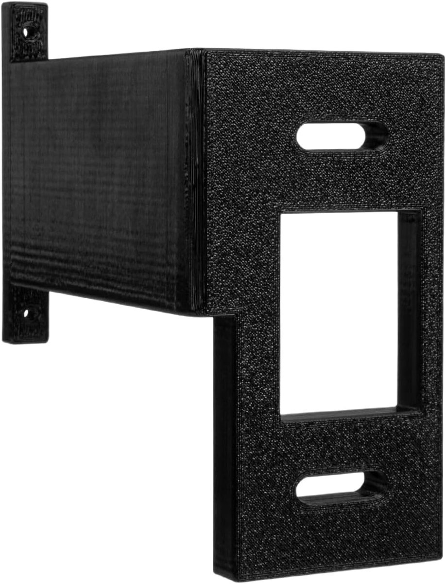 Deurbel Houder - Veiligheidsklem Camera - Beveiliging Aanbrengen - Minder Vals Alarm - 10.6 x 7.8 x 5.9 cm - Zwart